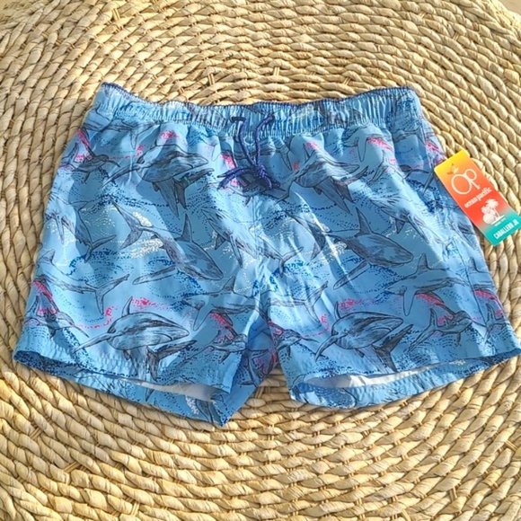 Ocean Pacific Board Short - Sharks - Picture 1 of 4